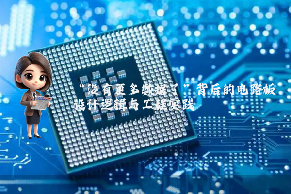 “没有更多数据了”背后的电路板设计逻辑与工程实践