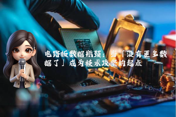 电路板数据瓶颈:当「没有更多数据了」成为技术攻坚的起点