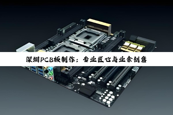 深圳PCB板制作:专业匠心与业余创意的交融之道