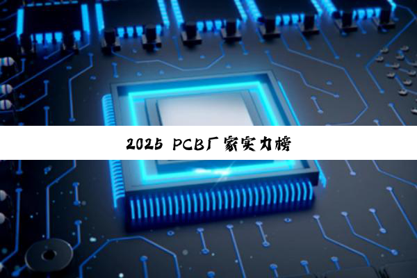 2025 PCB厂家实力榜